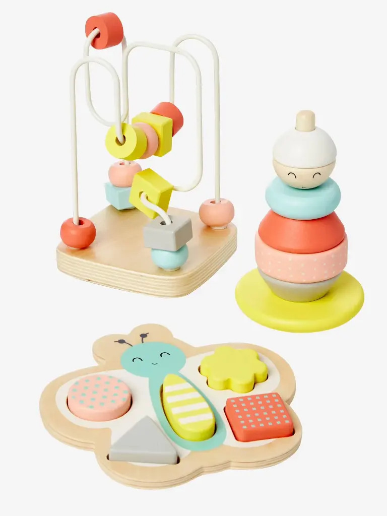 Coffret de 3 jeux en bois
